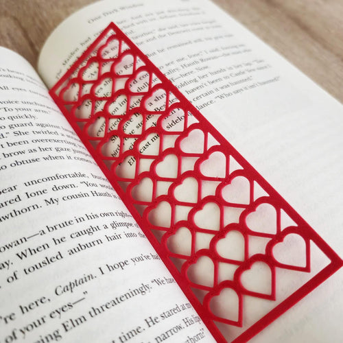 Geometric 3D Printed Bookmark Set of 4 | Ultra-Thin Stencil & Page Marker