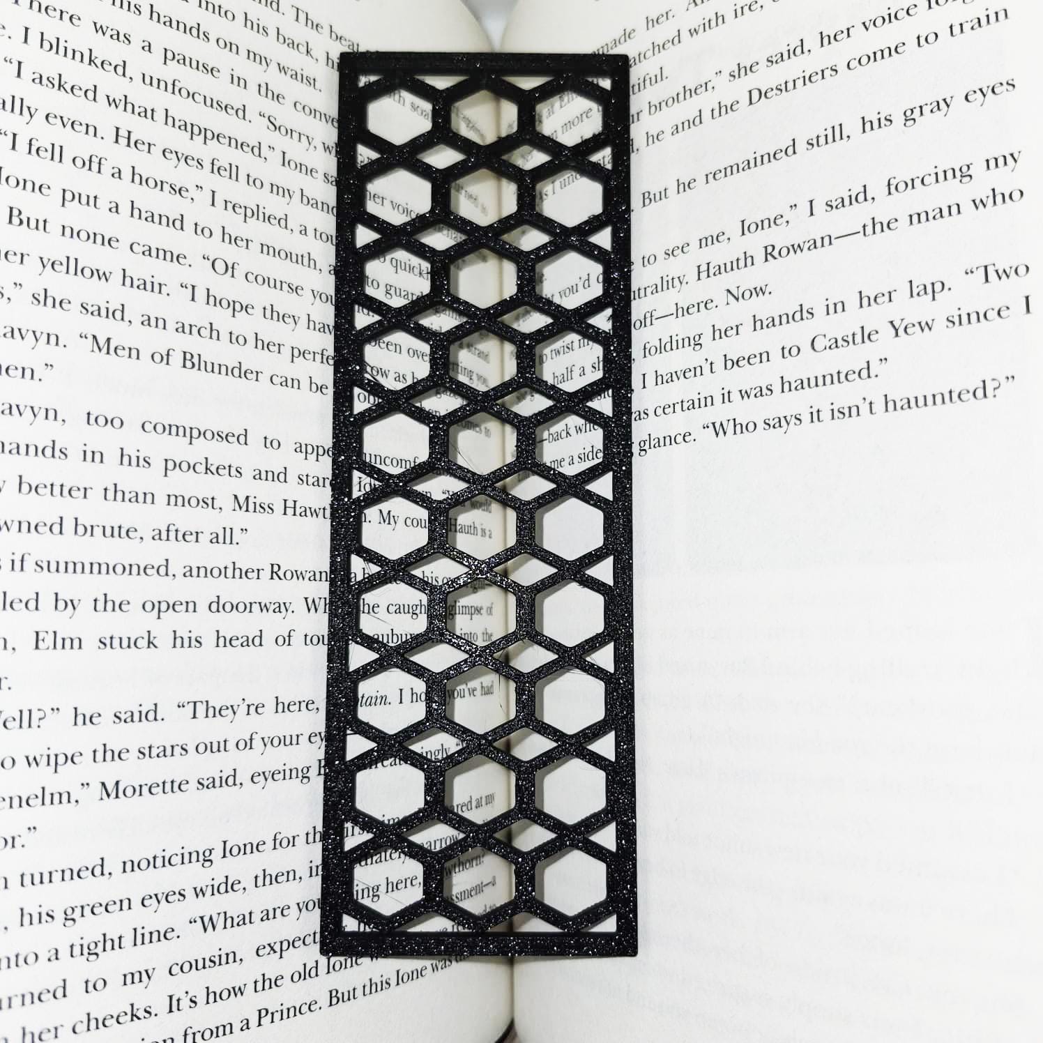Geometric 3D Printed Bookmark Set of 4 | Ultra-Thin Stencil & Page Marker