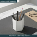 Hexagon Honeycomb Pen Holder | Modern 3D Printed Geometric Pencil Cup