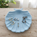 Large Scallop Shell Jewelry Dish | 6-Inch 3D Printed Coastal Ring Tray