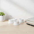 Minimalist Tealight Holders Set of 4 – Modern LED Candle Table Centerpiece