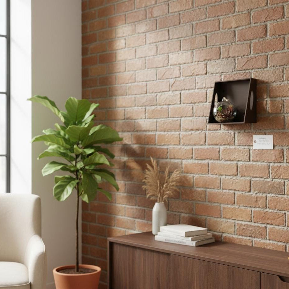 Modern 3D Printed Floating Wall Shelf | Geometric Minimalist Home Decor