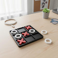 Modern 3D Printed Tic Tac Toe Set | 6-Inch Desktop Game & Coffee Table Decor