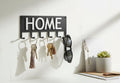 Modern HOME Wall Key Holder – Minimalist Entryway Key Rack with 5 Hooks