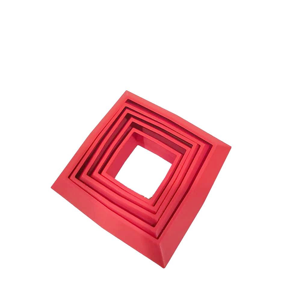 Nesting Square Fidget Toy | 3D Printed Geometric Sensory Desk Toy