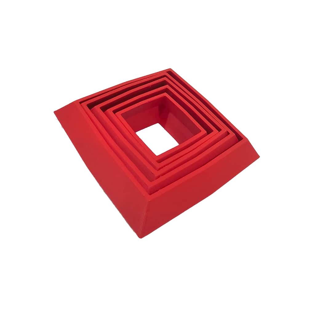 Nesting Square Fidget Toy | 3D Printed Geometric Sensory Desk Toy