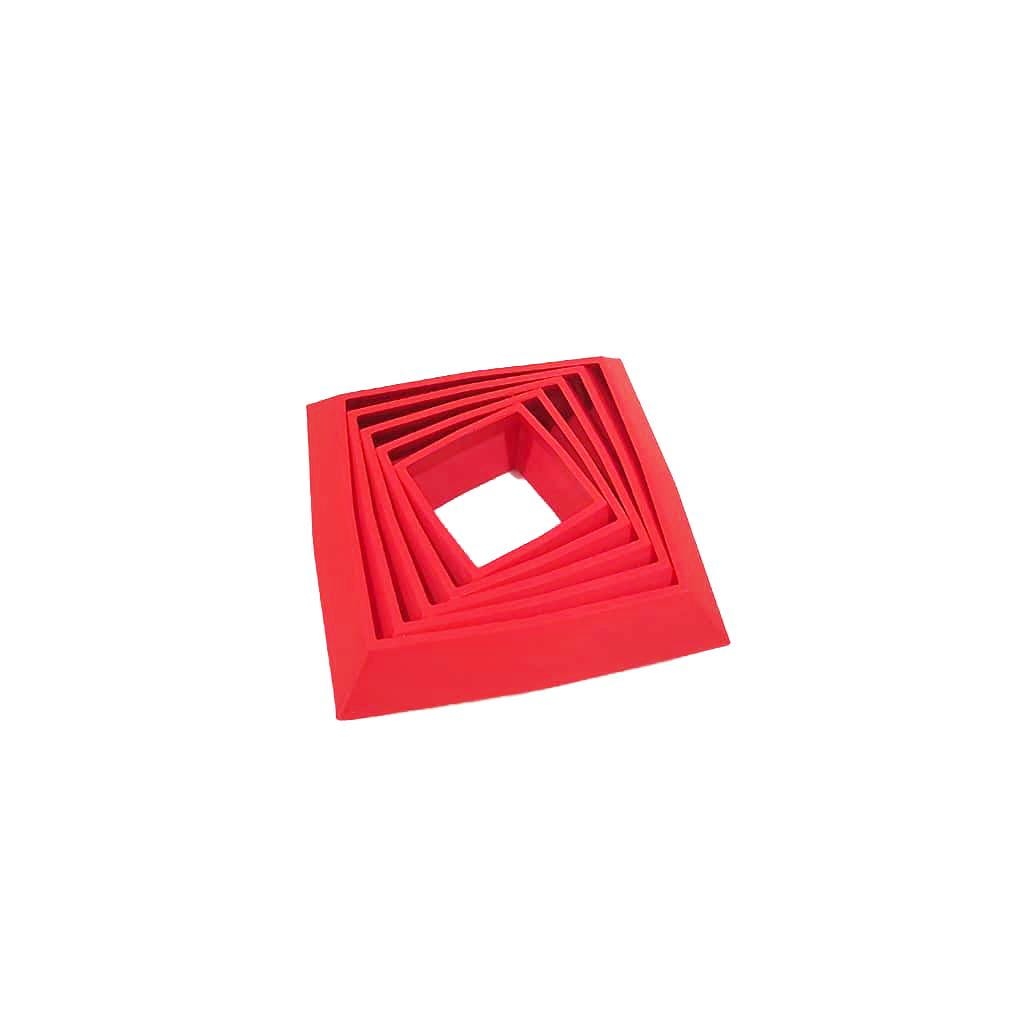 Nesting Square Fidget Toy | 3D Printed Geometric Sensory Desk Toy