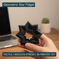 Nesting Star Fidget Toy | 3D Printed Geometric Sensory Desk Accessory