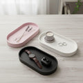 Set of 3 Minimalist Oval Catchall Trays – Modern Jewelry, Key & Desk Organizer – Decorative Entryway & Home Decor Set